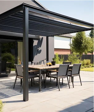 pergolas bioclimatique motorisées à toiles à Chemillé-en-Anjou près de Cholet dans le Maine-et-Loire 49