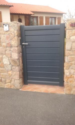 PORTAIL ALU BATTANT - PORTILLON EN HARMONIE